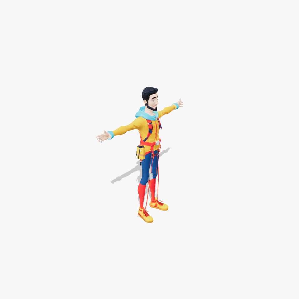 Adventurous Climber Outfit model pack